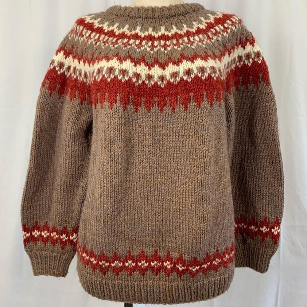 Handmade Fair Isle Knit Sweater - Picture 2 of 7